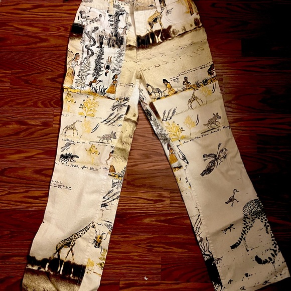 Roberto Cavalli Denim - Roberto cavalier African safari jeans